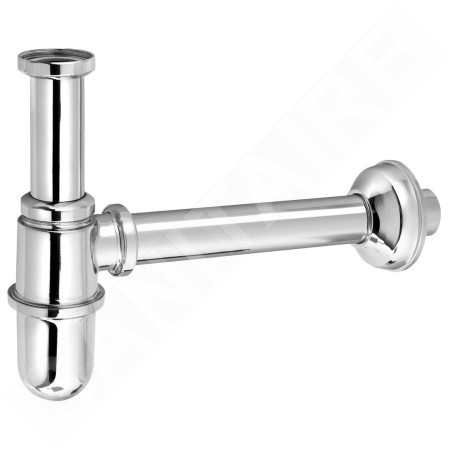 Sapho Antea - Siphon de lavabo, sortie d'évacucation 32 mm, chrome 9591
