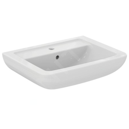 Ideal Standard Eurovit - Lavabo 600x460x190 mm, un trou pour mitigeur, blanc V302701