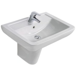 Ideal Standard Eurovit - Lavabo 600x460x190 mm, un trou pour mitigeur, blanc V302701