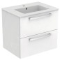 Ideal Standard Tempo - Lavabo à encastrer 610x450x140 mm, un trou pour mitigeur, blanc E066801 Ideal Standard Tempo - Lavabo à encastrer 610x450x140 mm, un trou pour mitigeur, blanc E066801