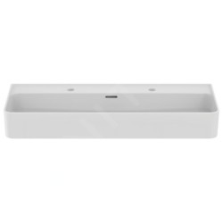 Ideal Standard Strada II - Meuble lavabo 1000x430 mm, avec trop-plein, 2 trous de robinetterie, blanc alpin T372401