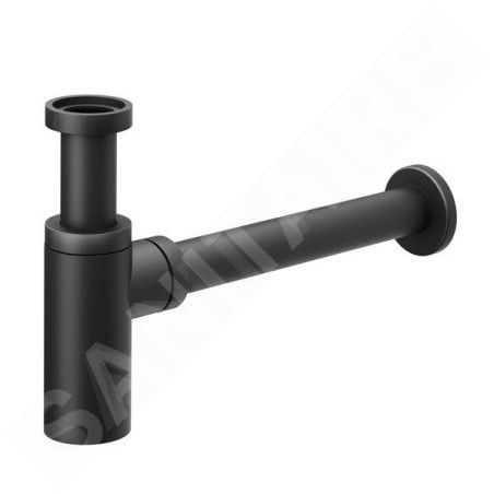 Ravak Garnitures de vidage - Siphon design, noir mat X01747