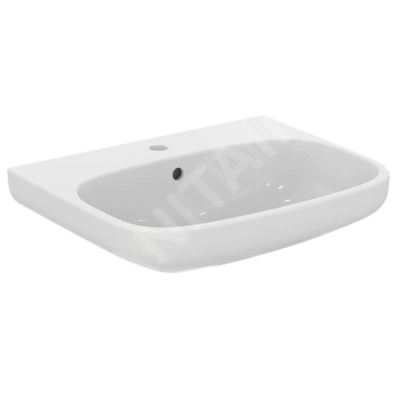 Ideal Standard i.Life A - Lavabo 600x480 mm, avec trop-plein, trou pour robinetterie, blanc T470501