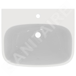 Ideal Standard i.Life A - Lavabo 600x480 mm, avec trop-plein, trou pour robinetterie, blanc T470501
