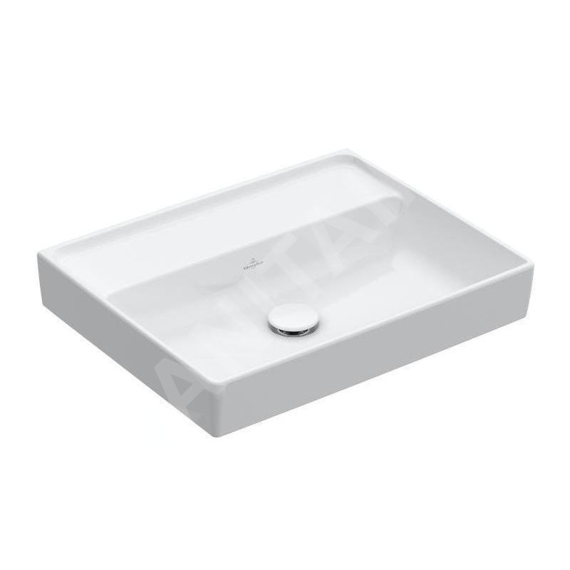 Villeroy & Boch Collaro - Meuble lavabo 600x470 mm, sans trop-plein, sans trou de robinetterie, blanc alpin 4A336301 Villeroy & Boch Collaro - Meuble lavabo 600x470 mm, sans trop-plein, sans trou de robinetterie, blanc alpin 4A336301