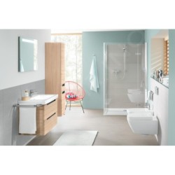 Villeroy & Boch Subway 2.0 - Meuble lavabo 800x470 mm, avec trop-plein, trou de robinetterie, CeramicPlus, blanc alpin 717580R1