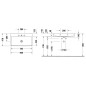 Duravit DuraSquare - Lavabo 800x470 mm, avec un trou pour robinet, DuraCeram, avec WonderGliss, blanc alpin 23538000411 Duravit DuraSquare - Lavabo 800x470 mm, avec un trou pour robinet, DuraCeram, avec WonderGliss, blanc alpin 23538000411