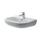Duravit D-Code - Lavabo 550x430 mm, avec un trou pour robinet, blanc alpin 23105500002 Duravit D-Code - Lavabo 550x430 mm, avec un trou pour robinet, blanc alpin 23105500002