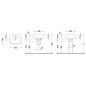 Duravit D-Code - Lavabo 550x430 mm, avec un trou pour robinet, blanc alpin 23105500002 Duravit D-Code - Lavabo 550x430 mm, avec un trou pour robinet, blanc alpin 23105500002