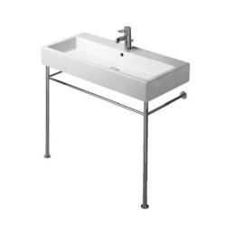 Duravit Vero - Support métallique pour lavabo, chrome, support pour lavabo Vero 045410 0030671000
