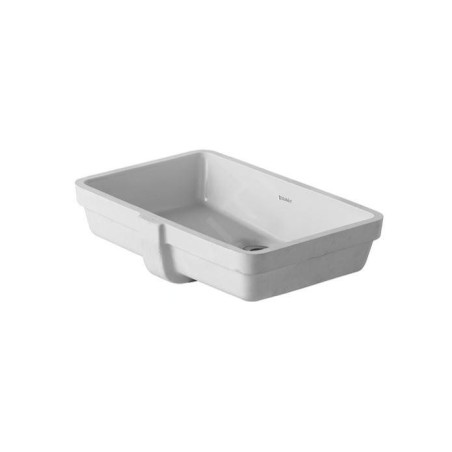 Duravit Vero - Vasque à encastrer, 485x315 mm, avec WonderGliss, blanc alpin 03304800001