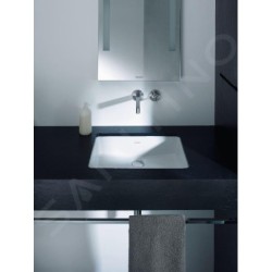 Duravit Vero - Vasque à encastrer, 485x315 mm, avec WonderGliss, blanc alpin 03304800001