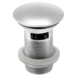 Sapho Minimal - Bonde refermable pour lavabo avec trop-plein, ClickClack, inox MI057