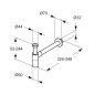 Ideal Standard Accessoires - Siphon de design, noir T4441XG Ideal Standard Accessoires - Siphon de design, noir T4441XG