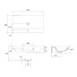 kielle Arkas I - lavabo, 81x46 cm, avec trop-plein,1 trou pour robinetterie, blanc 30611800 kielle Arkas I - lavabo, 81x46 cm, avec trop-plein,1 trou pour robinetterie, blanc 30611800