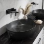 kielle Idolio - Vasque, diamètre 40 cm, anthracite 30624404 kielle Idolio - Vasque, diamètre 40 cm, anthracite 30624404