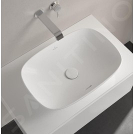 Villeroy & Boch Loop&Friends - Vasque, 620x420 mm, avec trop-plein CeramicPlus, blanc alpin 4A5000R1