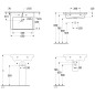 Villeroy & Boch Subway 3.0 - Lavabo 650x470 mm, avec trop-plein, trou pour robinet, blanc alpin 4A706501 Villeroy & Boch Subway 3.0 - Lavabo 650x470 mm, avec trop-plein, trou pour robinet, blanc alpin 4A706501