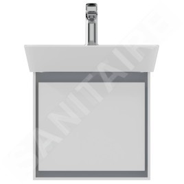 Ideal Standard Connect Air - Lavabo Cube 500x450x160 mm, avec un trou pour mitigeur, blanc E030101