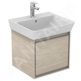 Ideal Standard Connect Air - Lavabo Cube 500x450x160 mm, avec un trou pour mitigeur, blanc E030101