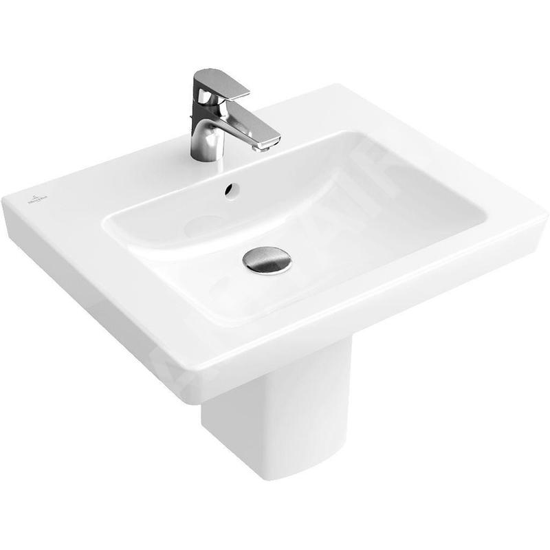 Villeroy & Boch Subway 2.0 - Lavabo avec trop-plein, 600x470 mm, blanc alpin 71136001 Villeroy & Boch Subway 2.0 - Lavabo avec trop-plein, 600x470 mm, blanc alpin 71136001