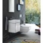 Duravit DuraSquare - Lave-mains 450x350 mm, avec un trou pour robinet, DuraCeram, blanc alpin 0732450041