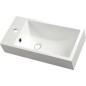 Sapho Small - Lavabo Ariana 500x100x250 mm, robinet à gauche, blanc SM012 Sapho Small - Lavabo Ariana 500x100x250 mm, robinet à gauche, blanc SM012