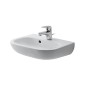 Duravit D-Code - Lave-mains 450x340 mm, avec un trou pour robinet, blanc alpin 07054500002