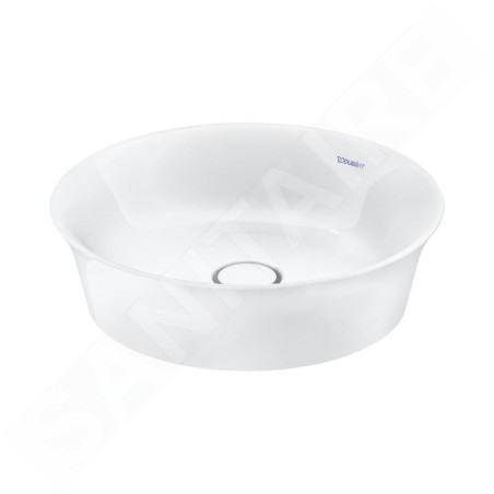 Duravit White Tulip - Lavabo, diamètre 430 mm, DuraCeram, blanc 2362430079