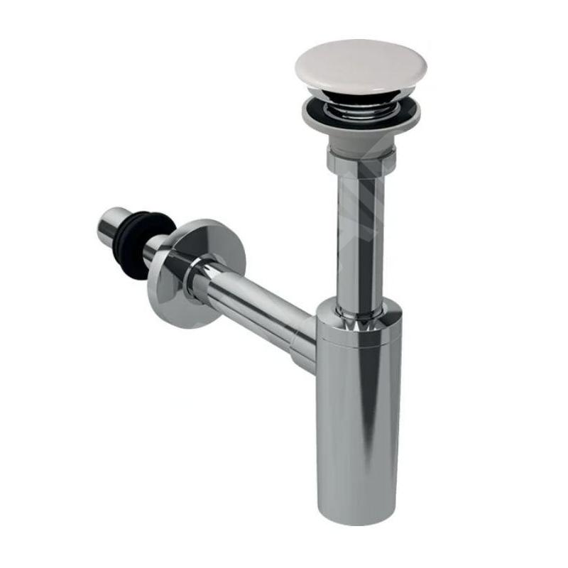 Geberit ONE - Siphon de desing avec vidage, chrome / blanc 151.019.01.1 Geberit ONE - Siphon de desing avec vidage, chrome / blanc 151.019.01.1