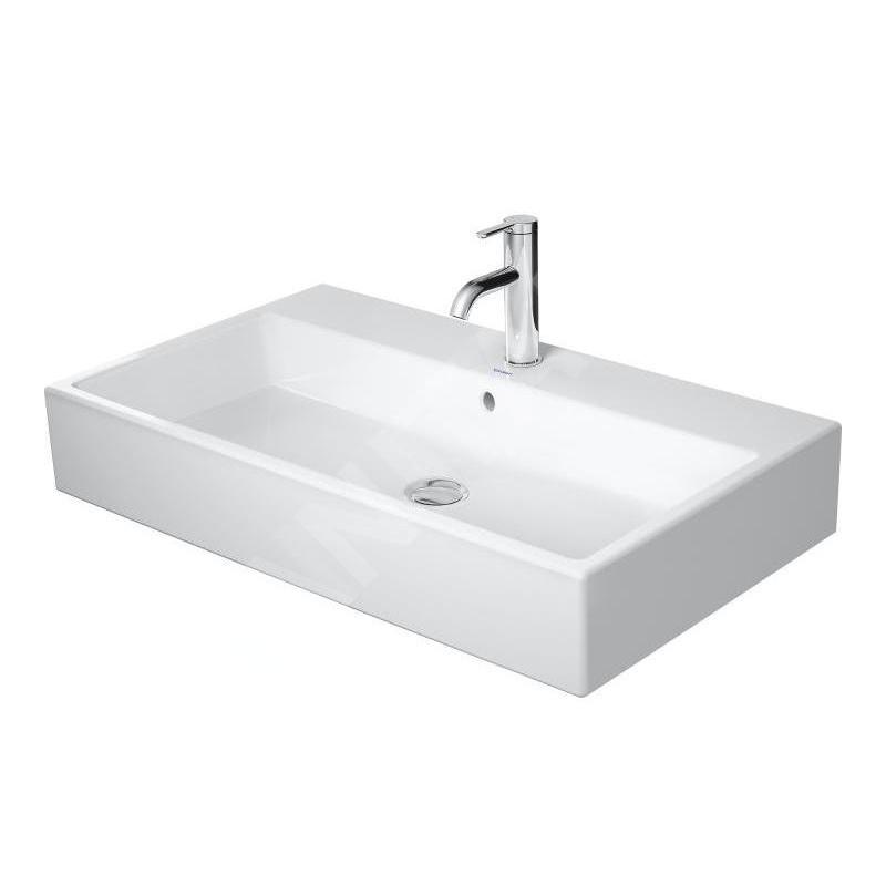 Duravit Vero Air - Lavabo 800x470 mm, avec trop-plein, avec 1 trou pour robinetterie, WonderGliss, blanc 23508000001 Duravit Vero Air - Lavabo 800x470 mm, avec trop-plein, avec 1 trou pour robinetterie, WonderGliss, blanc 23508000001
