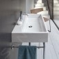 Duravit Vero Air - Lavabo 800x470 mm, avec trop-plein, avec 1 trou pour robinetterie, WonderGliss, blanc 23508000001 Duravit Vero Air - Lavabo 800x470 mm, avec trop-plein, avec 1 trou pour robinetterie, WonderGliss, blanc 23508000001