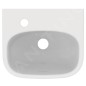 Ideal Standard i.Life A - Lave-mains 350x300 mm, avec trop-plein, trou pour robinetterie à gauche, blanc T470901