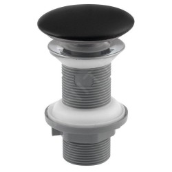 Sapho Infinity - Bonde de lavabo, Click Clack, noir mat 38TP0163I