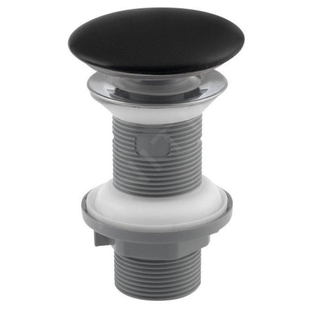 Sapho Infinity - Bonde de lavabo, Click Clack, noir mat 38TP0163I