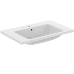 Ideal Standard i.Life B - Lavabo pour meuble 81x51 cm, avec trop-plein, trou pour robinetterie, blanc T460401