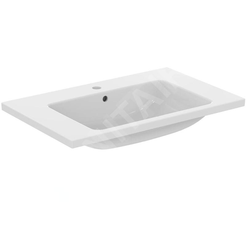 Ideal Standard i.Life B - Lavabo pour meuble 81x51 cm, avec trop-plein, trou pour robinetterie, blanc T460401 Ideal Standard i.Life B - Lavabo pour meuble 81x51 cm, avec trop-plein, trou pour robinetterie, blanc T460401