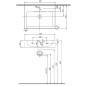 Kolo Twins - Lavabo, 600x460 mm, 1 trou pour robinetterie, blanc L51160000 Kolo Twins - Lavabo, 600x460 mm, 1 trou pour robinetterie, blanc L51160000