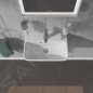Duravit ME by Starck - Lave-mains 450x320 mm, avec 1 trou et trop-plein, avec WonderGliss, blanc 07194500001