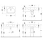 Duravit D-Code - Lavabo 600x460 mm, avec un trou pour robinet, blanc alpin 23106000002 Duravit D-Code - Lavabo 600x460 mm, avec un trou pour robinet, blanc alpin 23106000002