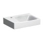 Geberit Xeno 2 - Lave-mains 400x280 mm, avec 1 trou à gauche, sans trop-plein, avec KeraTect, blanc 500.528.01.1 Geberit Xeno 2 - Lave-mains 400x280 mm, avec 1 trou à gauche, sans trop-plein, avec KeraTect, blanc 500.528.01.1