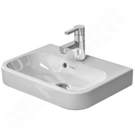 Duravit Happy D.2 - Lave-mains 500x360 mm, avec un trou pour mitigeur, blanc alpin 0710500000