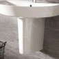 Ideal Standard Connect Air - Semi-colonne 340 x 180 x 280 mm, blanc E030901