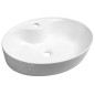 Sapho Lavabos - Lavabo Mariana 580x415 mm, sans trop-plein, blanc AR483 Sapho Lavabos - Lavabo Mariana 580x415 mm, sans trop-plein, blanc AR483