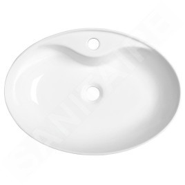 Sapho Lavabos - Lavabo Mariana 580x415 mm, sans trop-plein, blanc AR483