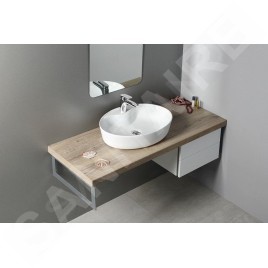 Sapho Lavabos - Lavabo Mariana 580x415 mm, sans trop-plein, blanc AR483