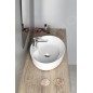 Sapho Lavabos - Lavabo Mariana 580x415 mm, sans trop-plein, blanc AR483 Sapho Lavabos - Lavabo Mariana 580x415 mm, sans trop-plein, blanc AR483