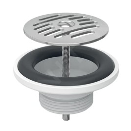 Geberit Accessoires - Vanne de vidange avec sortie libre, inox 152.005.00.1