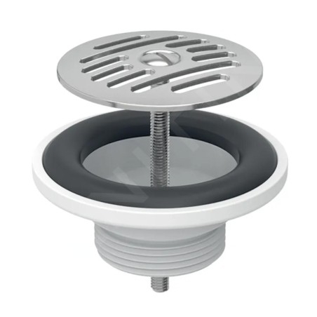 Geberit Accessoires - Vanne de vidange avec sortie libre, inox 152.005.00.1