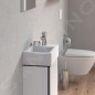 Duravit Vero Air - Lave-mains 380x250 mm, sans trop-plein, trou pour robinetterie à droite, WonderGliss, blanc 07243800001